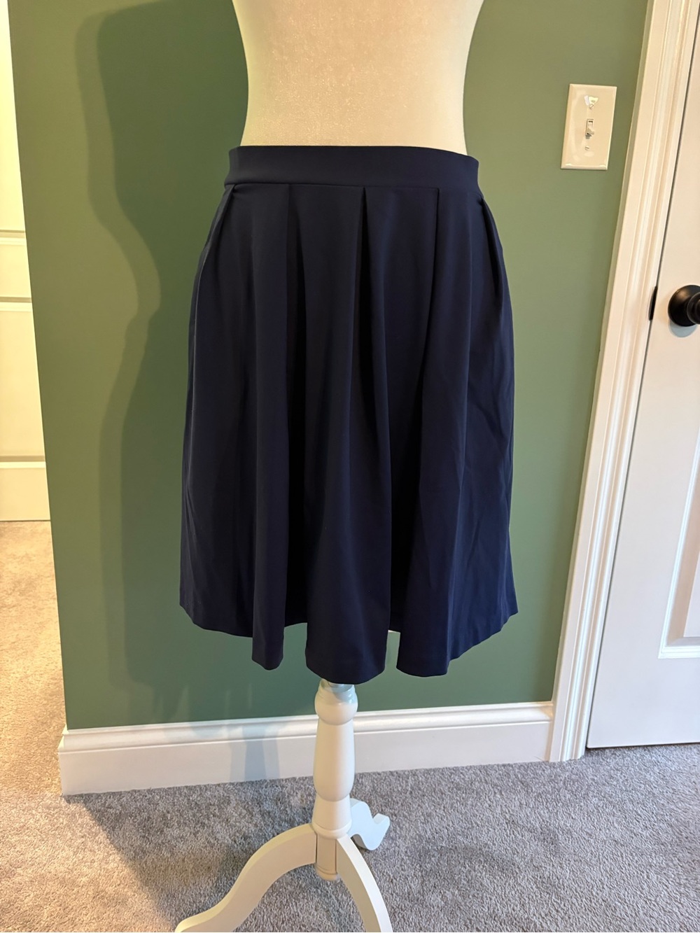Elegant Navy Blue Skirt